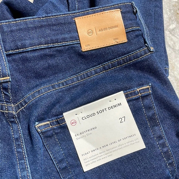 NWT Ex-Boyfriend Slim AG-ED™ SLOUCHY SLIM DENIM size 27 - Picture 8 of 9